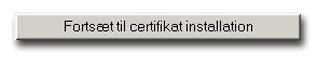 Certifikat installation