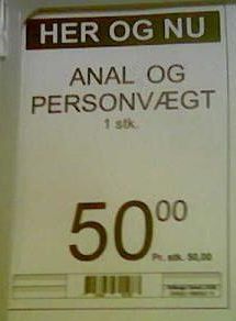 Anal og personvægt