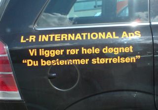 Vi ligger rør