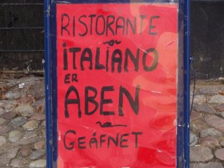 Ristorante Italiano er aben