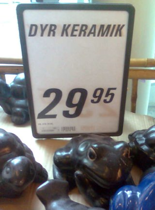 Dyr keramik