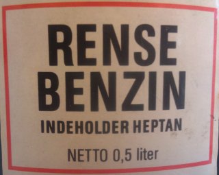 Rense benzin