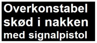 Skød i nakken