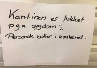 Personale boller i køkkenet